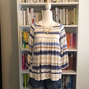 Anthropologie striped blouse